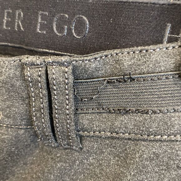 Halter Ego Full Seat Breeches Riding Pants Womens Size 32 Gray Equestrian - Picture 8 of 13